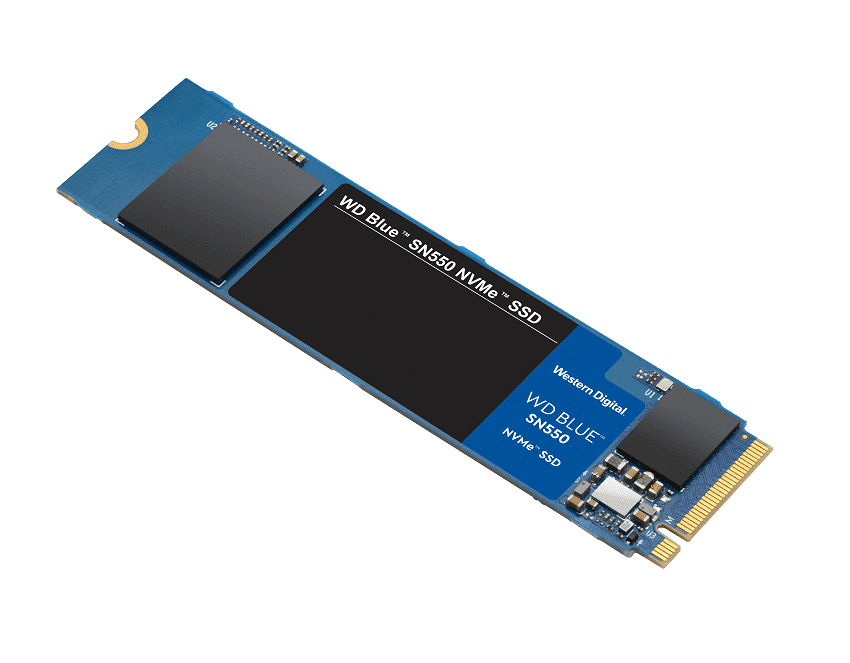 Western Digital Western Digital Blue NVME  500GB M.2 SN550 NVMe PCI-e SSD Solid State Drive | WDS500G2BOC  718037868752 - product view 1 of 4