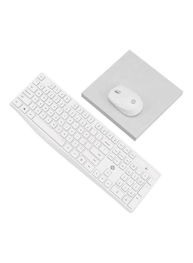 Hp HP CS10 Wireless Keyboard and Mouse Combo, 2.4 GHz Wireless Connection, Professional Optical Sensor, Optimized Keys, White | CS10 - product view 2 of 3