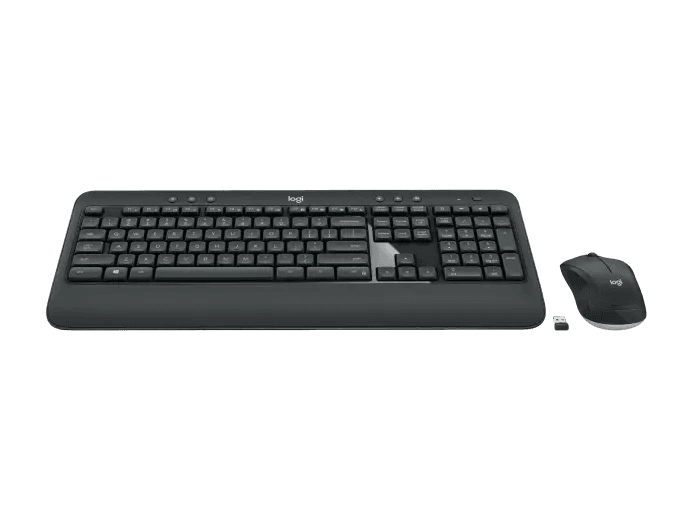 Logitech MK540 ADVANCED Wireless keyboard & Mouse Combo, Music Controls, Programmable keys Palm Rest | 920-008671 – Buy Online