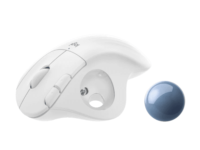 Logitech Logitech Ergo M575 Wireless Trackball Mouse, Ergonomic Design, Control and Move Text, 5 Buttons, Unifying USB Receiver/Bluetooth, Rechargeable, 10m Range, Graphite Black | 910-005872 - product view 1 of 5