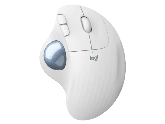 Logitech Logitech Ergo M575 Wireless Trackball Mouse, Ergonomic Design, Control and Move Text, 5 Buttons, Unifying USB Receiver/Bluetooth, Rechargeable, 10m Range, Graphite Black | 910-005872 - product view 2 of 5