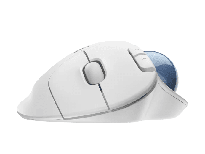 Logitech Logitech Ergo M575 Wireless Trackball Mouse, Ergonomic Design, Control and Move Text, 5 Buttons, Unifying USB Receiver/Bluetooth, Rechargeable, 10m Range, Graphite Black | 910-005872 - product view 3 of 5