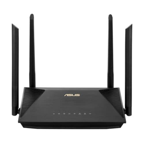 Asus ASUS RT-AX53U AX1800 WiFi 6 Router, 1800Mbps Speed, 4 Gigabit Ports, MU-MIMO and OFDMA, AiProtection Classic Security | 90IG06P0-MO3500 - product view 3 of 5