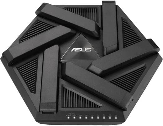 Asus ASUS RT-AXE7800 Triband WiFi6E Router, 6GHz, 2.5G Port, 7800Mbps, Instant Guard, Parental Control, VPN, AiMesh, Smart Home | 90IG07B0-MU9B00 - product view 3 of 6