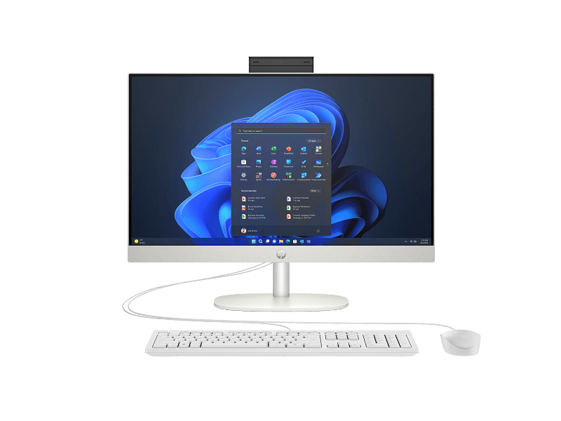 HP ProOne 240 G10 All-in-One PC, Intel Core i5-1334U, 8GB RAM, 512GB SSD, 23.8" FHD Display, DOS, White | 9M9H3AT#BH5 – Buy Online