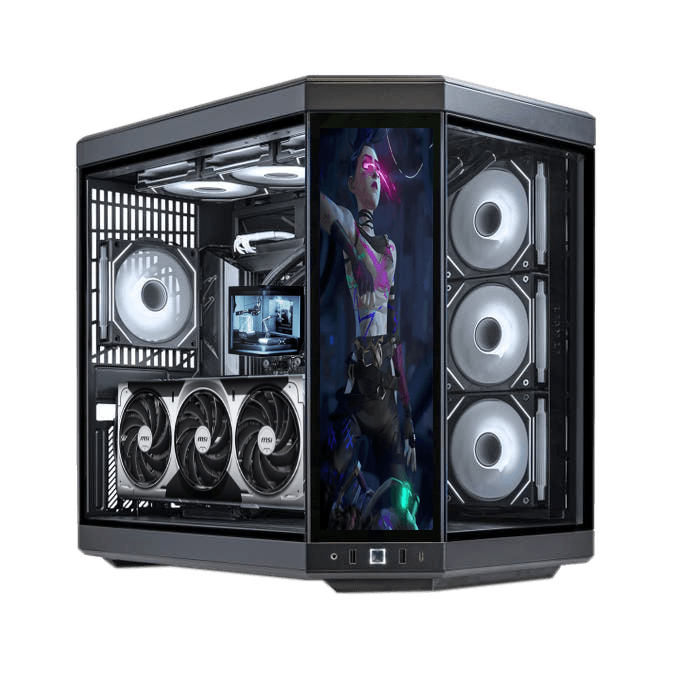 MSI Powered Ultimate 5090 Gaming PC, Intel Ultra 9 285K, 5090 OC Edition 32 GB, 96GB (2x48GB) 7200MTs, M480 Pro 4TB SSD, TRYX Panorama Cooler, 1300W – Buy Online