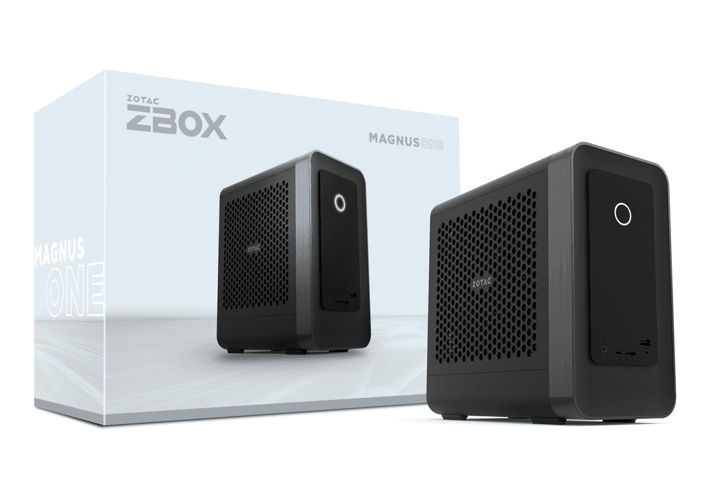 ZOTAC ZOTAC ZBOX,SFF, i7-10700, RTX 4060, 2x DDR4 SODIMM SLOT, M.2 SSD SLOT, 2.5" SATAIII BAY, WIFI, BT, 2.5G LAN, GLAN, 3x DP, HDMI, EU+UK PLUG | ZBOX-ECM74060C-BE - product view 2 of 4