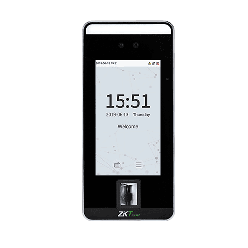 ZKTeco ZKTeco SpeedFace-V5L Time Attendance and Access Control, Automatic Status Switch, 5-inch touch LCD | F23110389 - product view 2 of 3