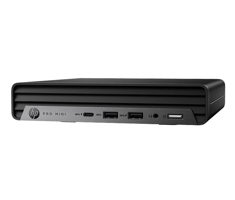Hp HP Pro Mini 400 G9 Desktop PC, Intel Core i7-14700T up to 5.0 GHz, Intel UHD Graphics 770, 8 GB DDR5-4800 MHz, 512 GB NVMe, Intel Wi-Fi 6E, BT 5.3, HP 125 Wired Keyboard | A54X6ET#BH5 - product view 3 of 3