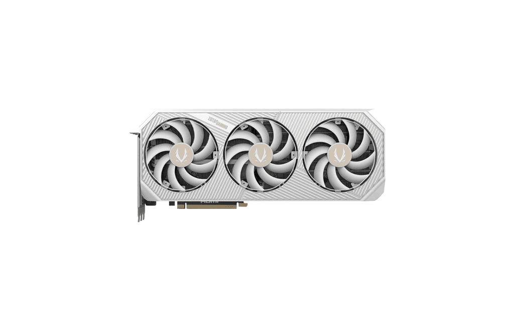 ZOTAC ZOTAC GAMING GeForce RTX 5080 SOLID OC White Edition Graphic card, 16GB GDDR7, 30 Gbps 256-bit, 10752 CUDA cores, PCI Express 5.0 x16, NVIDIA Blackwell architecture and DLSS 4 | ZT-B50800Q-10P - product view 2 of 6