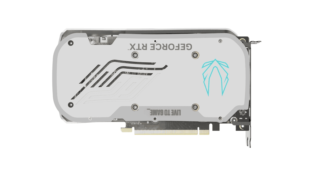 ZOTAC  ZOTAC GAMING GeForce RTX 4060 Ti 8GB Twin Edge OC White Edition Graphics Card, 8GB GDDR6 128-bit Memory, 2565MHz Engine Clock , 4352 CUDA cores, 3 x DisplayPort 1.4a (up to 7680x4320@60Hz) 1 x HDMI?? Connector | ZT-D40610Q-10M - product view 2 of 5