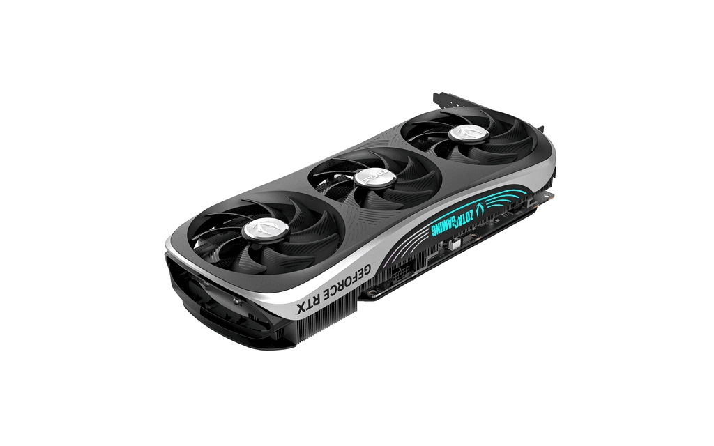 ZOTAC  ZOTAC GAMING GeForce RTX 4090 Trinity Graphics Card, 24GB GDDR6X 384-bit Memory, 16384 CUDA Cores, 21 Gb/s Memory Speed, 2520 MHz Engine Clock, PCIe 4.0x16, OpenGL 4.6, HDMI/DP | ZT-D40900D-10P - product view 2 of 7
