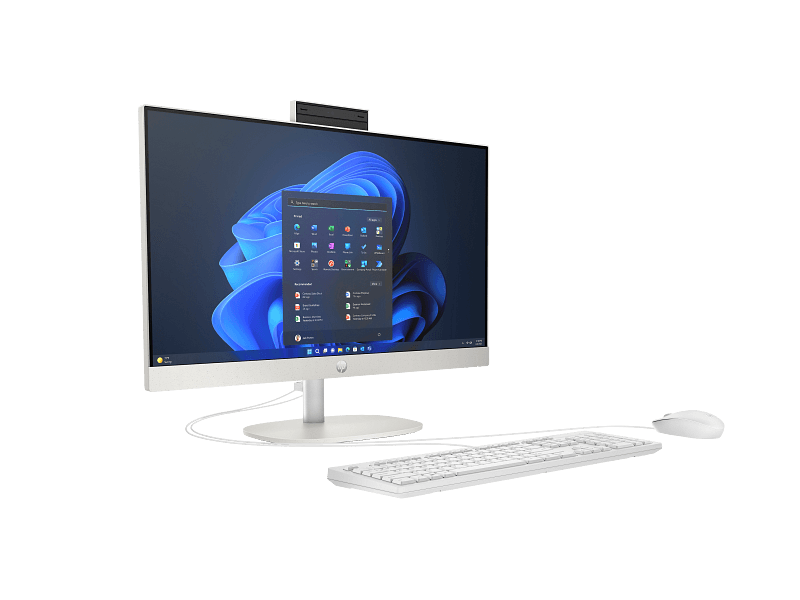 Hp HP ProOne 240 G10 All-in-One PC, Intel Core i5-1334U, 8GB RAM, 512GB SSD, 23.8" FHD Display, DOS, White | 9M9H3AT#BH5 - product view 2 of 5