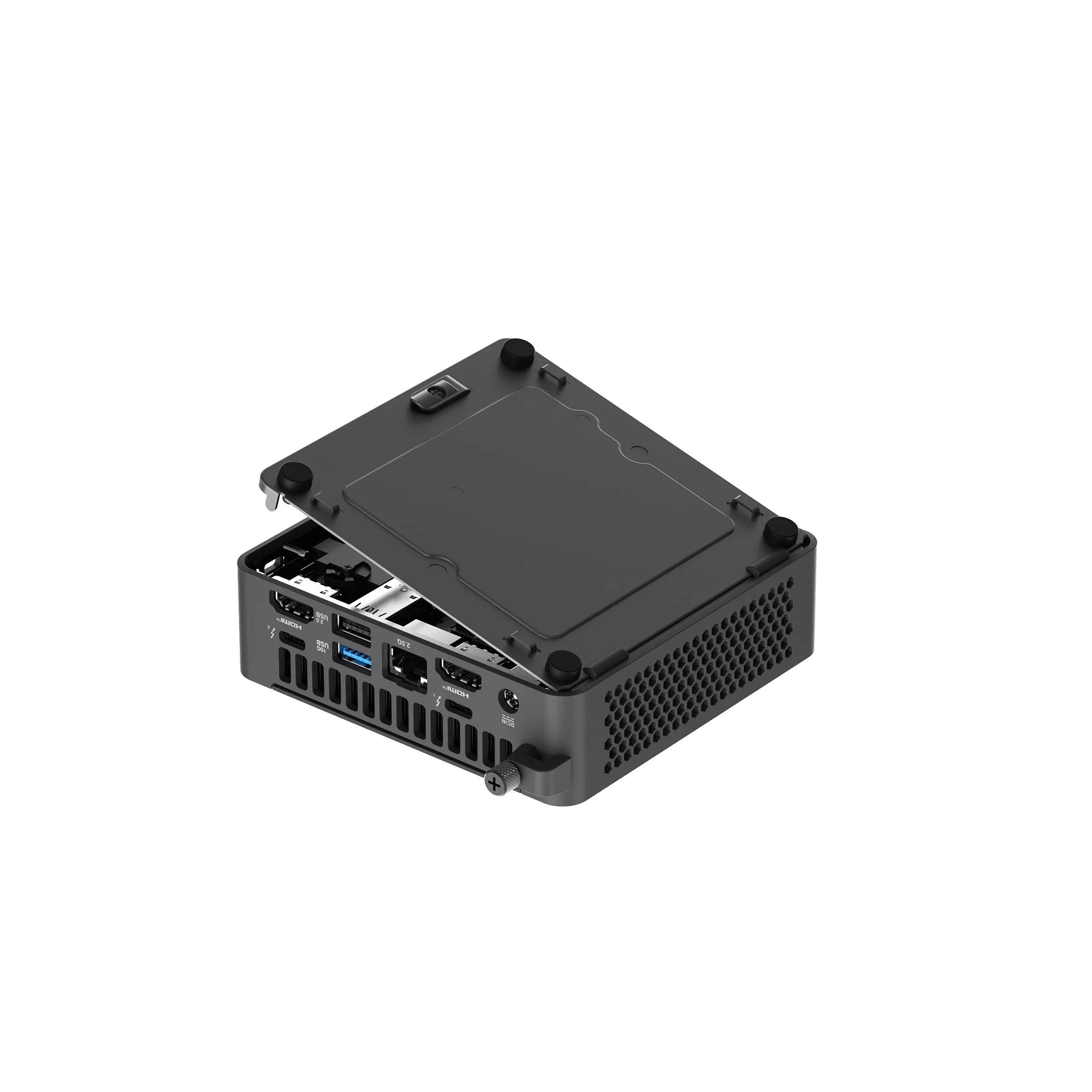 ASUS NUC 15 Pro (Barebone) AI-Enabled Mini PC,  Intel Core Ultra 7 255H, Intel Arc GPU, 2x DDR5-5600 SO-DIMM (Max 2x 48GB DDR5-5600), 128GB~8TB NVMe PCIe 5.0 x4 SSD, Wi-Fi 7, BT 5.4, DOS | RNUC15CRKU700003 thumbnail 4