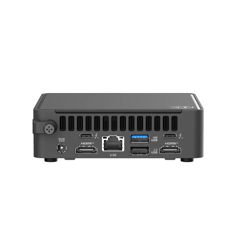 ASUS NUC 15 Pro (Barebone) AI-Enabled Mini PC,  Intel Core Ultra 7 255H, Intel Arc GPU, 2x DDR5-5600 SO-DIMM (Max 2x 48GB DDR5-5600), 128GB~8TB NVMe PCIe 5.0 x4 SSD, Wi-Fi 7, BT 5.4, DOS | RNUC15CRKU700003 thumbnail 7