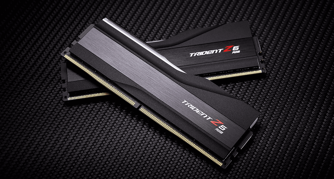 G Skill Trident Z5 RGB 32GB (2x16GB) Intel XMP Memory Kit, DDR5 6400MTs CL32-39-39-102 1.40V | F5-6400J3239G16GX2-TZ5RK thumbnail 5