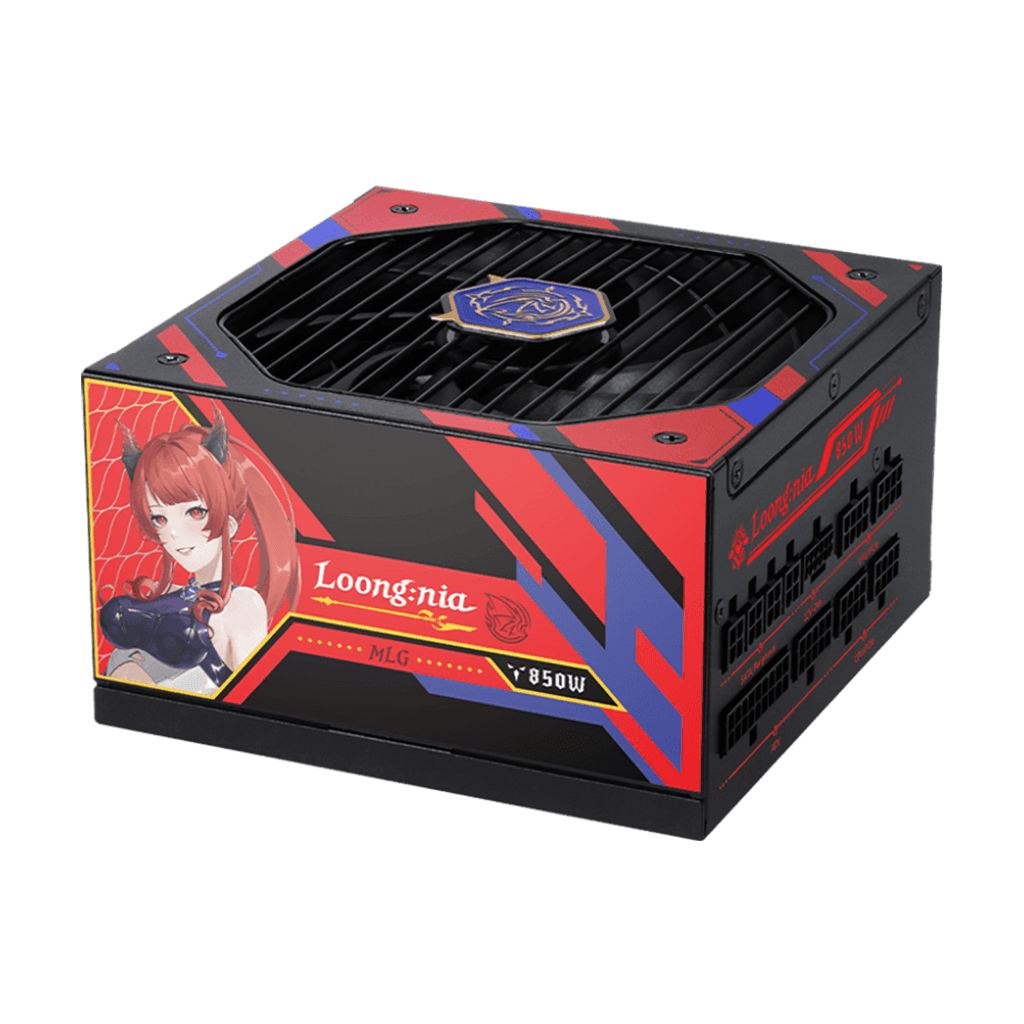 MSI A850GLS MLG Edition, Fully Modular Compact Gaming 850W Power Supply, 80+ Gold, ATX 3.1 & PCIe 5.1 Ready, Native Dual-Color 12V-2x6 Cable, Low-Noise, Embossed Jacket Cables, 10 Year Warranty