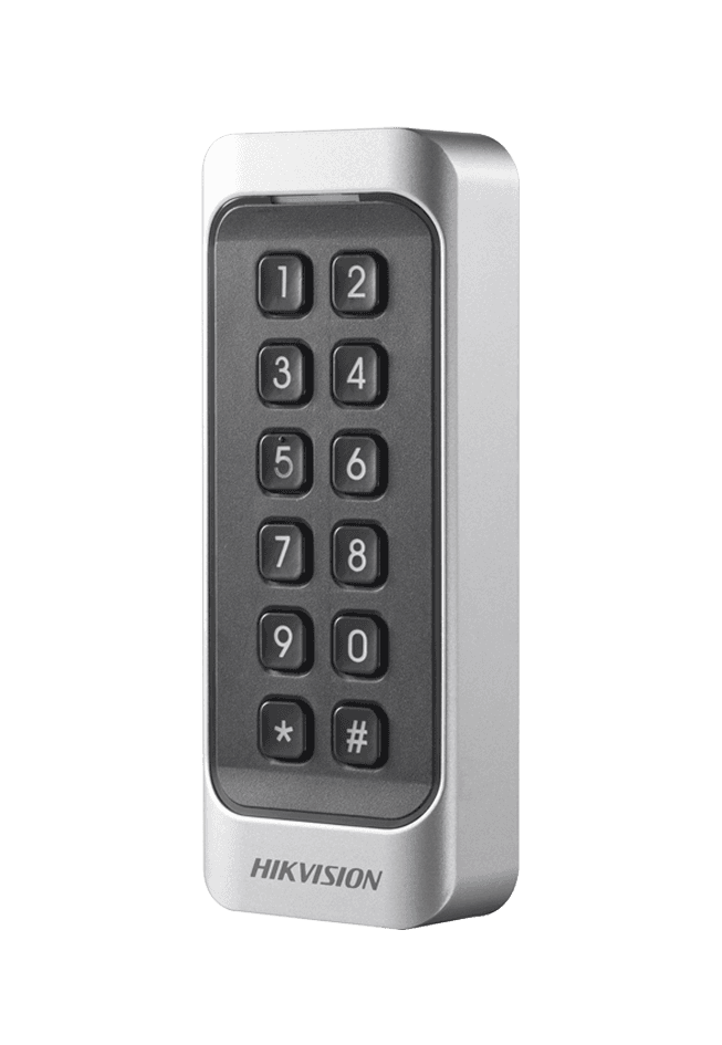 Hikvision DS-K1107AMK Card Reader, RS-485 and Wiegand (W26/W34) protocol, and OSDP protocol, Build-in M1 card reading module