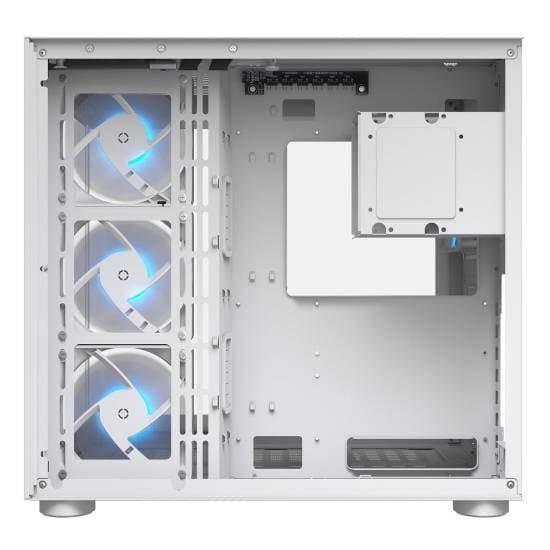 Cougar FV150 RGB Mid Tower ATX Computer Case, 4x Pre-installed Fans, Supports Motherboard Upto Max. ATX, Cooler Upto 360mm, GPU Upto 400mm, White | 385KA10.0002 thumbnail 4