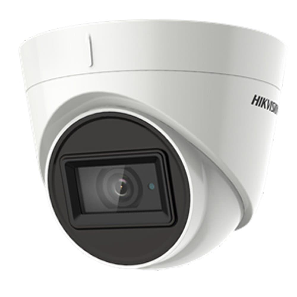 HIKVISION, 5 MP Indoor Fixed Turret Camera  EXIR 2.0: advanced infrared technology with 20 m IR distance 4 in 1 (4 signals switchable TVI/AHD/CVI/CVBS) DS-2CE76H0T-ITPF