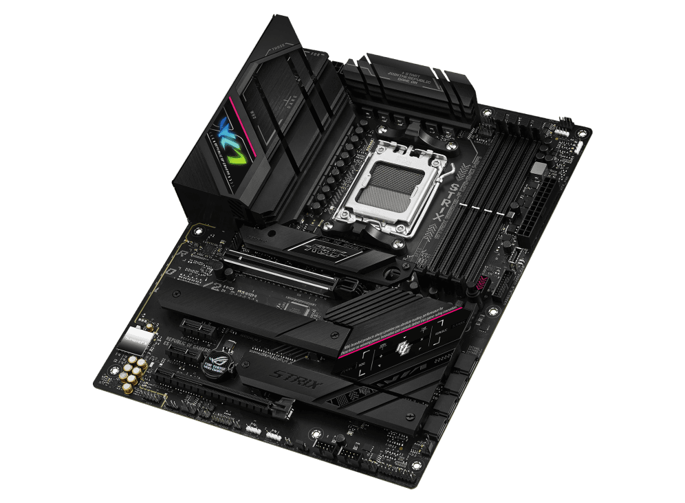 ASUS ROG STRIX B650E-F GAMING WIFI ATX Motherboard, AM5 Socket, AMD B650 Chipset, Intel 2.5Gb Ethernet, 4 x 2-Channel DDR5 128GB Max, 1xPCIe 5.0x16, 3xM.2 PCIe, USB 2.0/3.2 1xHDMI/DP | 90MB1BQ0-M0EAY0