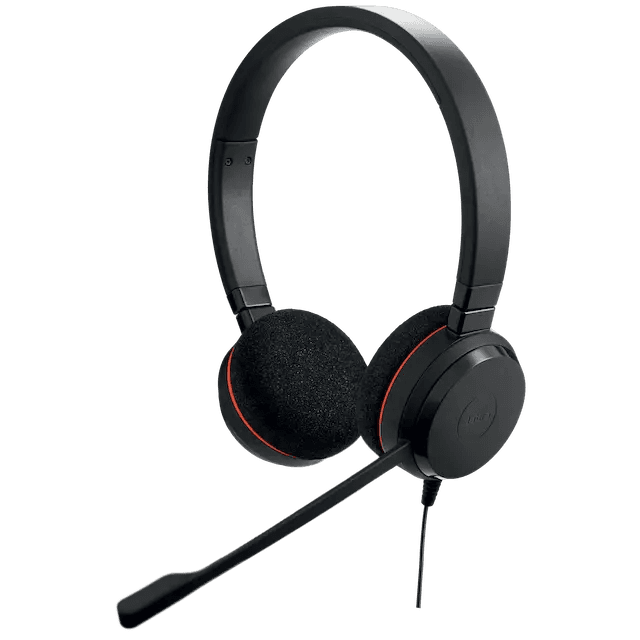 Jabra Evolve 20 USB-C/A MS Stereo Professional Headset, Call control unit for managing calls easily, Flexible connectivity via USBC/A | 4999-823-169