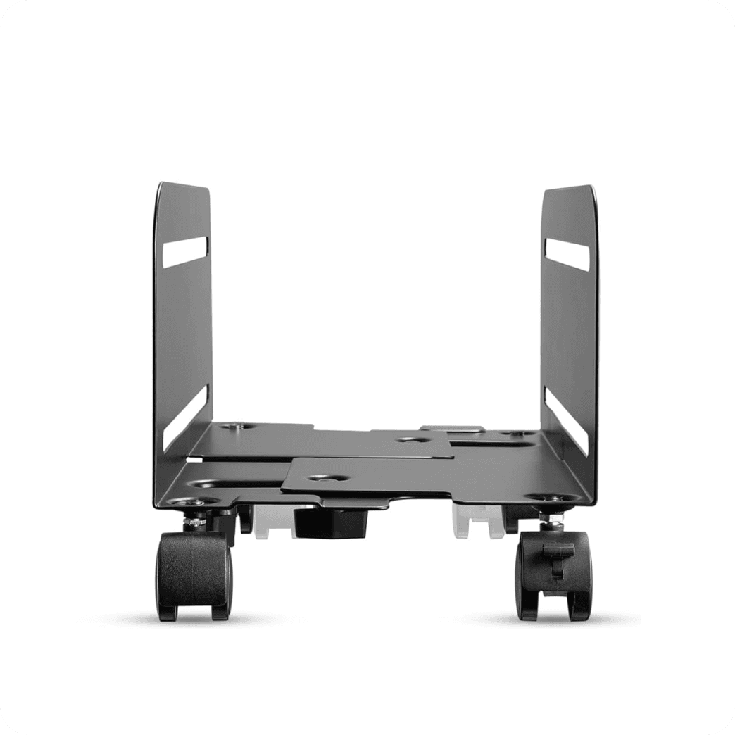 NAVO MOBILE CPU STAND, Durable & Adjustable Mobile CPU Stand, Caster wheels, Extendable Width from 4.7???-8.2??? inches