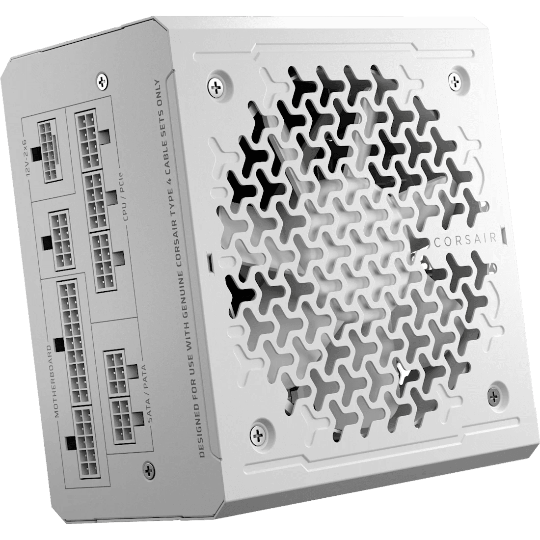 Corsair RMe Series RM1000e Fully Modular Low-Noise ATX White Power Supply, ATX 3.1, PCIe 5.1 | CP-9020294-UK