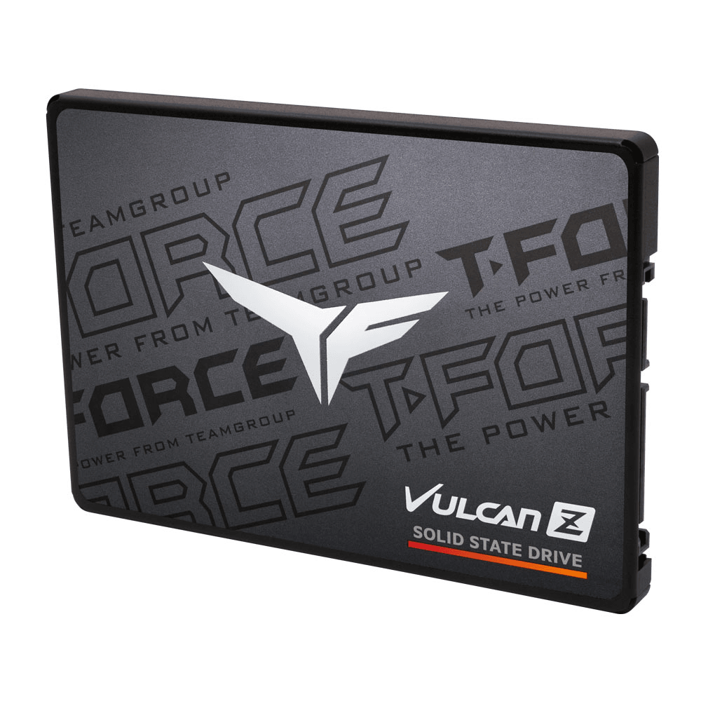 Tenda Team Group T-Force VULCAN QLC 2.5" 2TB SATA-III 3D NAND Internal Solid State Drive, Black Sequental Read and Write 550/500 MB/s, MTBF 1,000,000 Hours| T253TY002T0C101 - product view 1 of 4