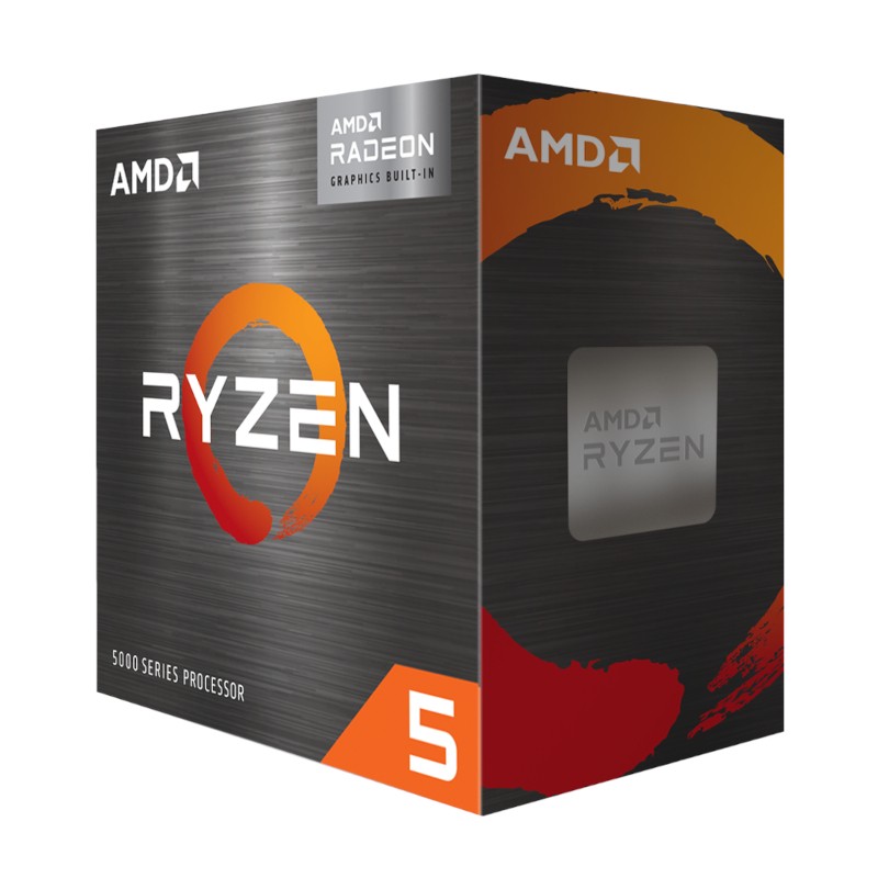 AMD AMD 5600G RYZEN 5 6CORE 12 THREAD  PROCESOOR 4.4 GHZ MAX BOOST 3.9GHZ BASE  PROCESOOR  730143313414 - product view 1 of 2