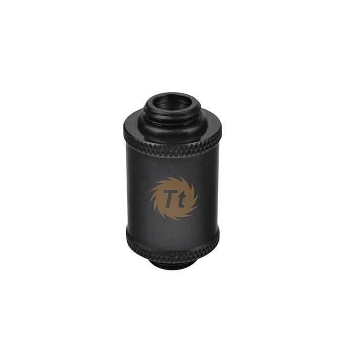 Thermaltake Pacific G1/4 Male to Male 30mm Extender, CU Material, Black | CL-W044-CU00BL-A image