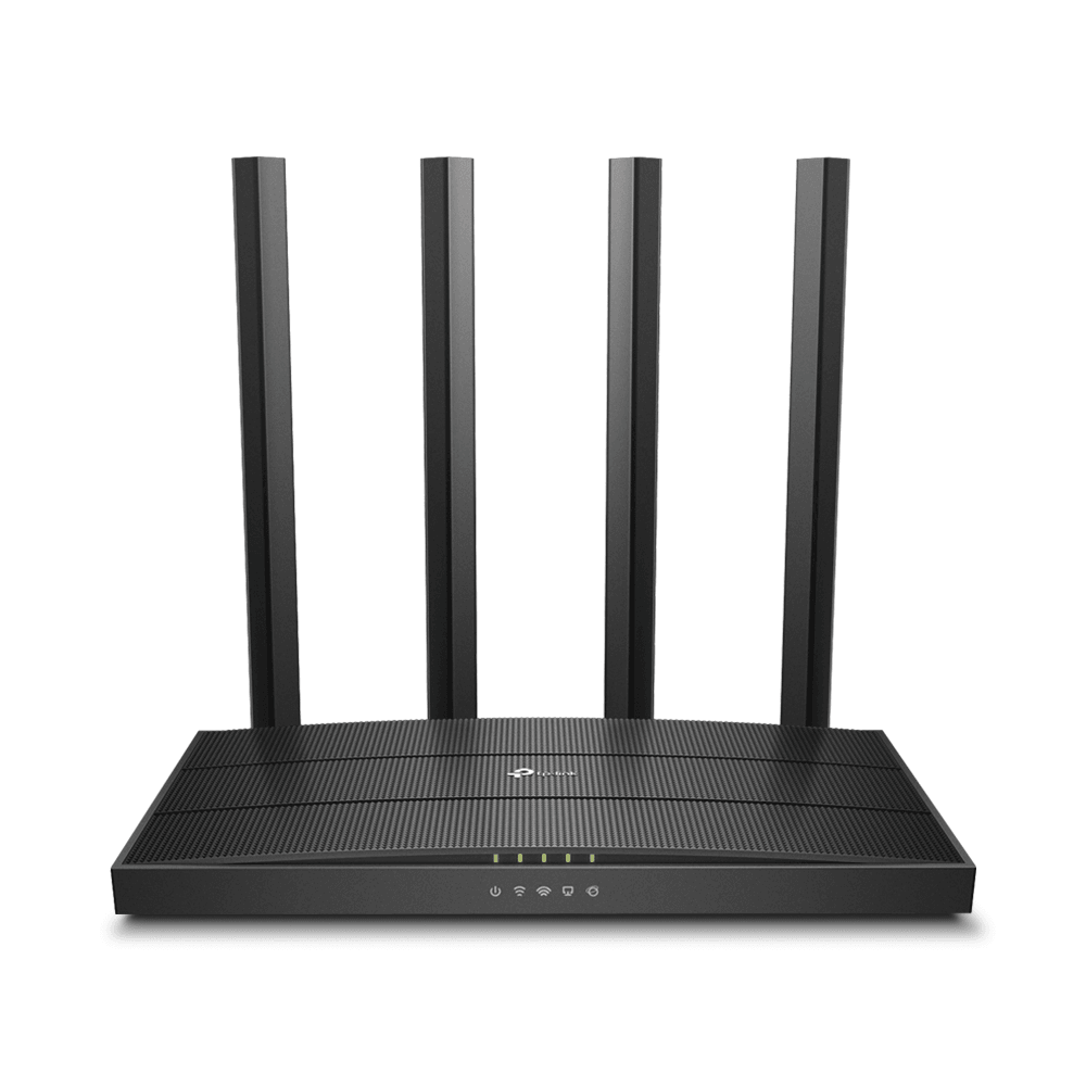 TP-Link Archer C6 AC1200 Wi-Fi Router, Dual Band 1200 Mbps Speed, Advanced Security with WPA3, Smart Roaming, Black | Archer C6 image