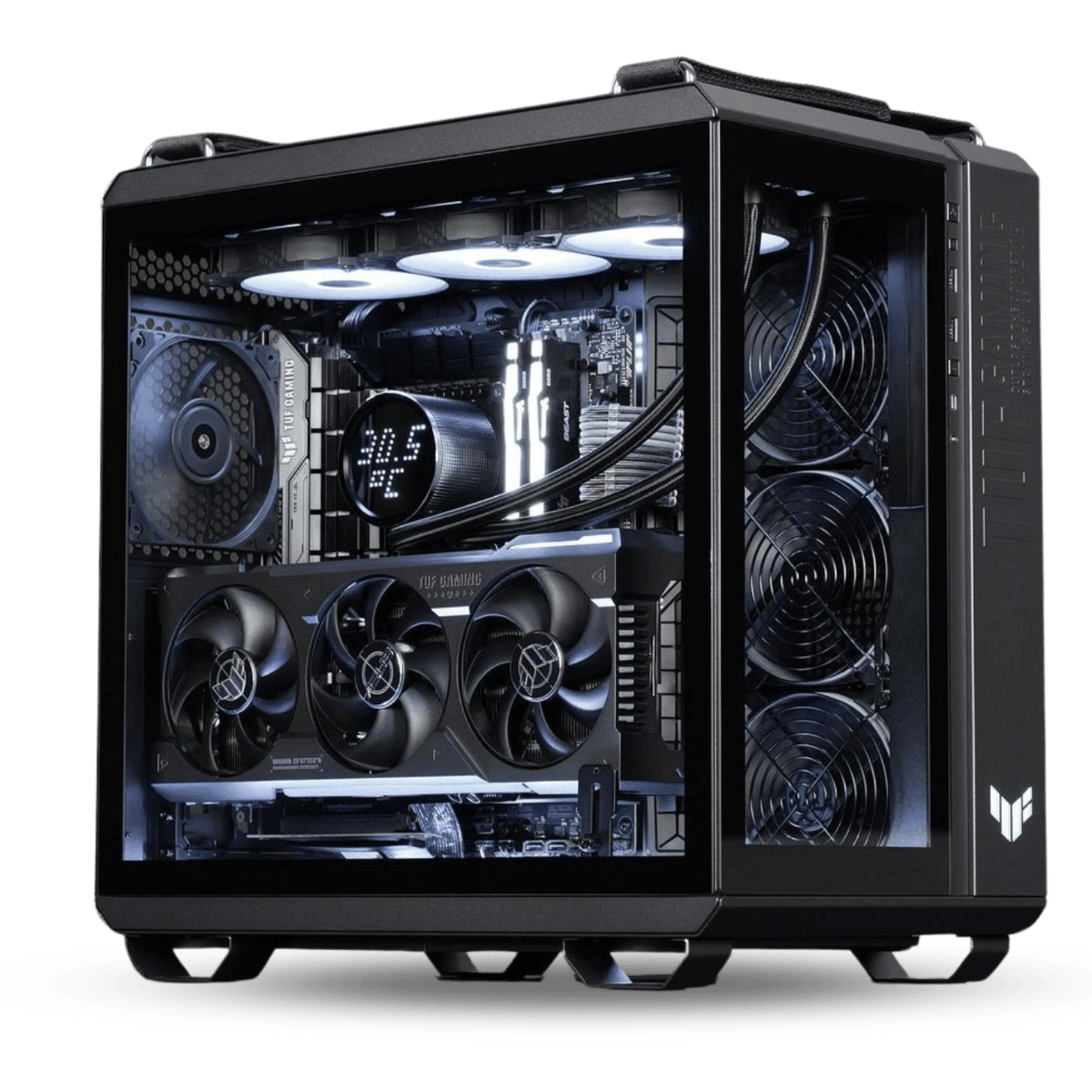 ASUS TUF Gaming PC (Ryzen 7 7800X3D, 32GB RAM, RX 7900 XT 20GB GPU, 2TB NVMe SSD) image