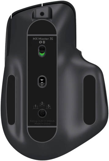 Logitech MX Master 3S for Business, Wireless Mouse with Quiet Clicks, 8K DPI, Secured Logi Bolt USB Receiver, Bluetooth, USB-C Charging, MagSpeed Scrolling, Windows/Mac//Linux - Grey | 910-006582 image