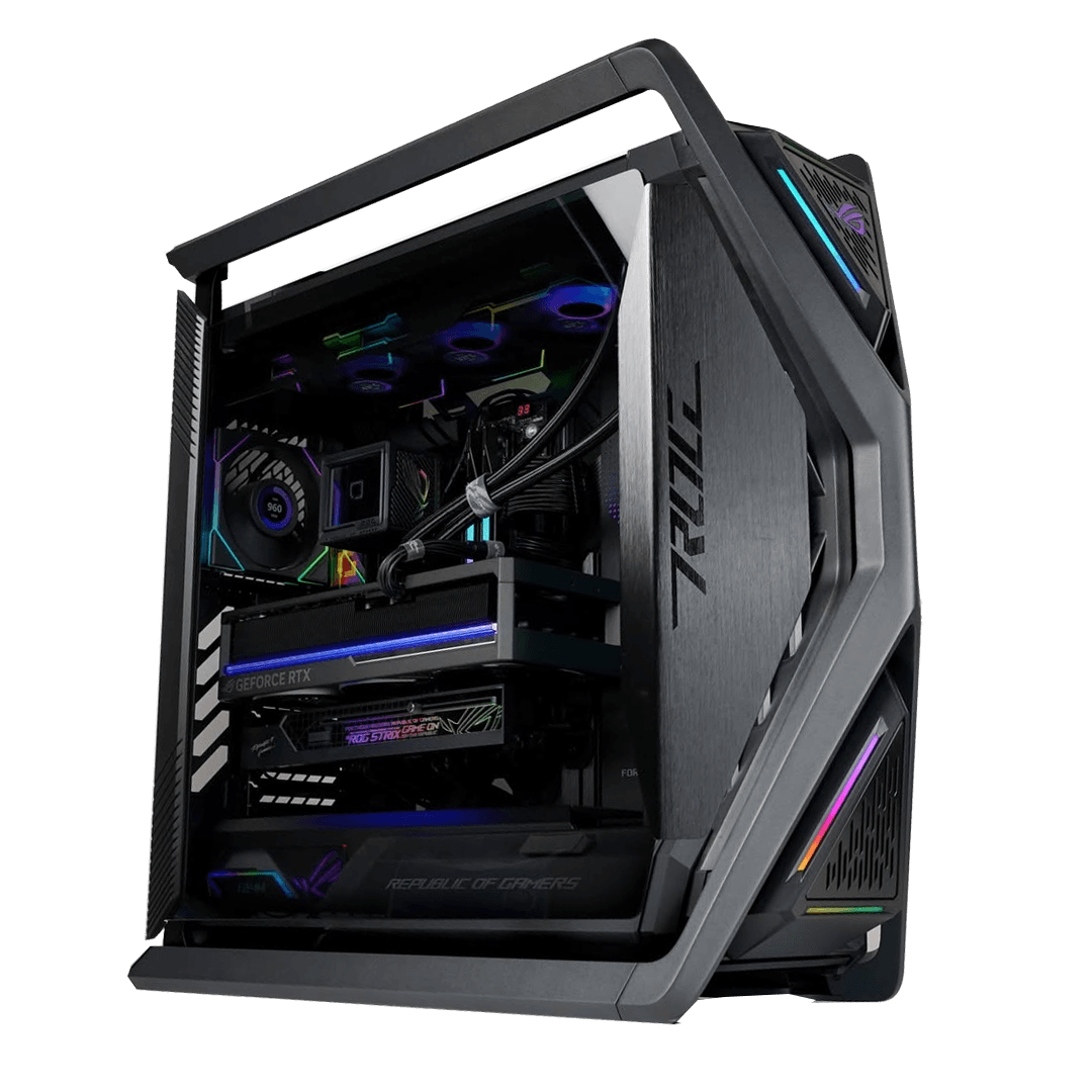 High-End Extreme Workstation & Rendering PC Powered by ASUS: Core Ultra 9 285K, RTX 5090 32GB, 192GB DDR5, 4TB Gen5 SSD, 1600W Titanium image