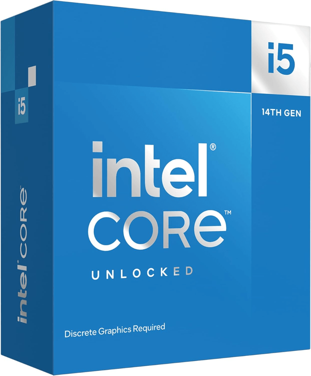 Intel Core i5-14600KF 3.5 GHz 14-Core LGA 1700 14th Gen Processor, 14 Cores & 20 Threads, 24MB Cache Memory, 5.3GHz MaxTurbo Boost, Dual-Channel DDR5-5600 / 192GB Max Memory | BX8071514600KF image