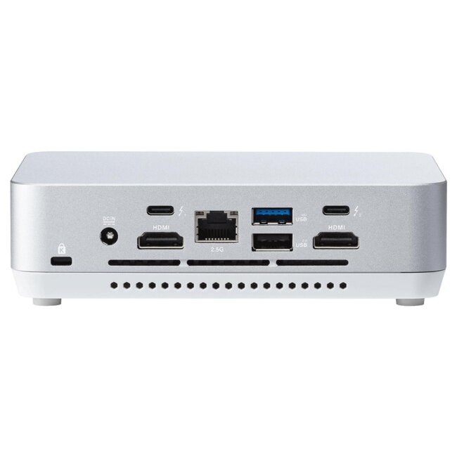 ASUS NUC 14 Pro+ Mini PC RNUC14RVSU700002I, Intel Core U7 155H processor, 64GB  5600MTs DDR5 SODIMM, 2TB NVMe SSD, Windows 11 Professional, EU Cord, Wi-Fi 6E, White | 90AR0051-M000A0 image