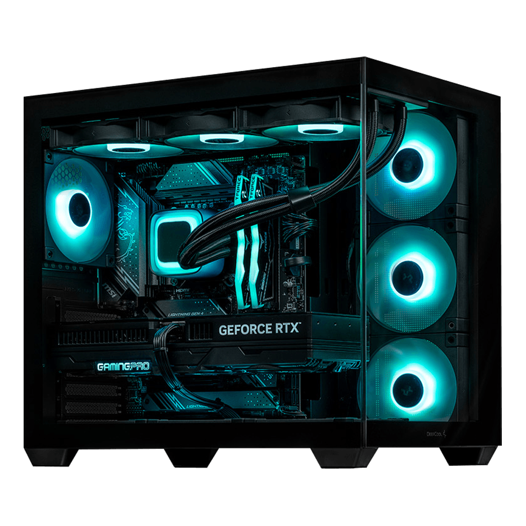 Gaming PC, AMD Ryzen 7 9800X3D, RTX 5070 Infinity 3 12GB GDDR7, 32GB (2x16GB) DDR5 6400MTs, 360mm AIO Liquid CPU Cooler, 750W image