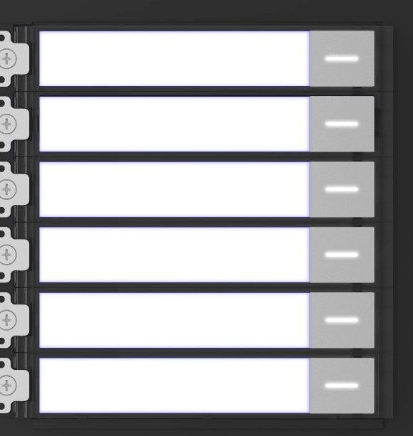 Hikvision DS-KD-KK Nametag module for KD8 Series Pro Modular Door Station image