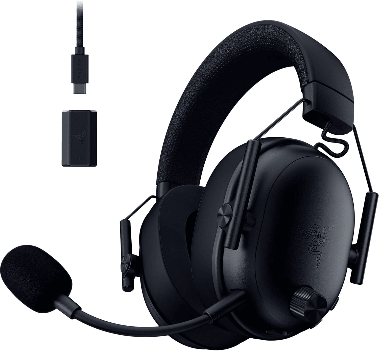 Razer BlackShark V3 Wireless Esports Headset, 50mm Drivers, Super Wideband Mic, 2.4 GHz, Bluetooth, USB  Works with Mac, PS5, Nintendo Switch, Smartphone | RZ04-05410100-R3M1 image