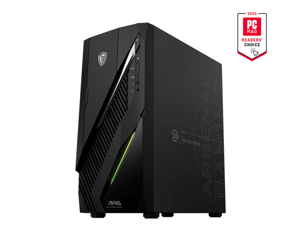 MSI MAG Infinite E1 Desktop Kit, Intel Core i5-14400F, H610 Chipset, 500W 80+ Bronze PSU, Barebone (No GPU, RAM, Storage) | 936-B91111-001 image