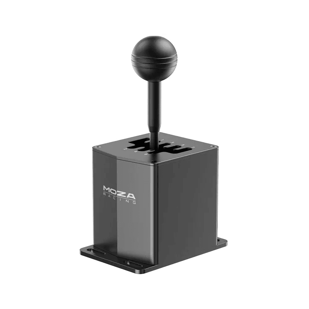 MOZA HGP Shifter MRS039 7+R Manual Gearbox, CNC Aviation-Grade Aluminum, Intelligent Downshift System, PC Sim Racing Peripheral image
