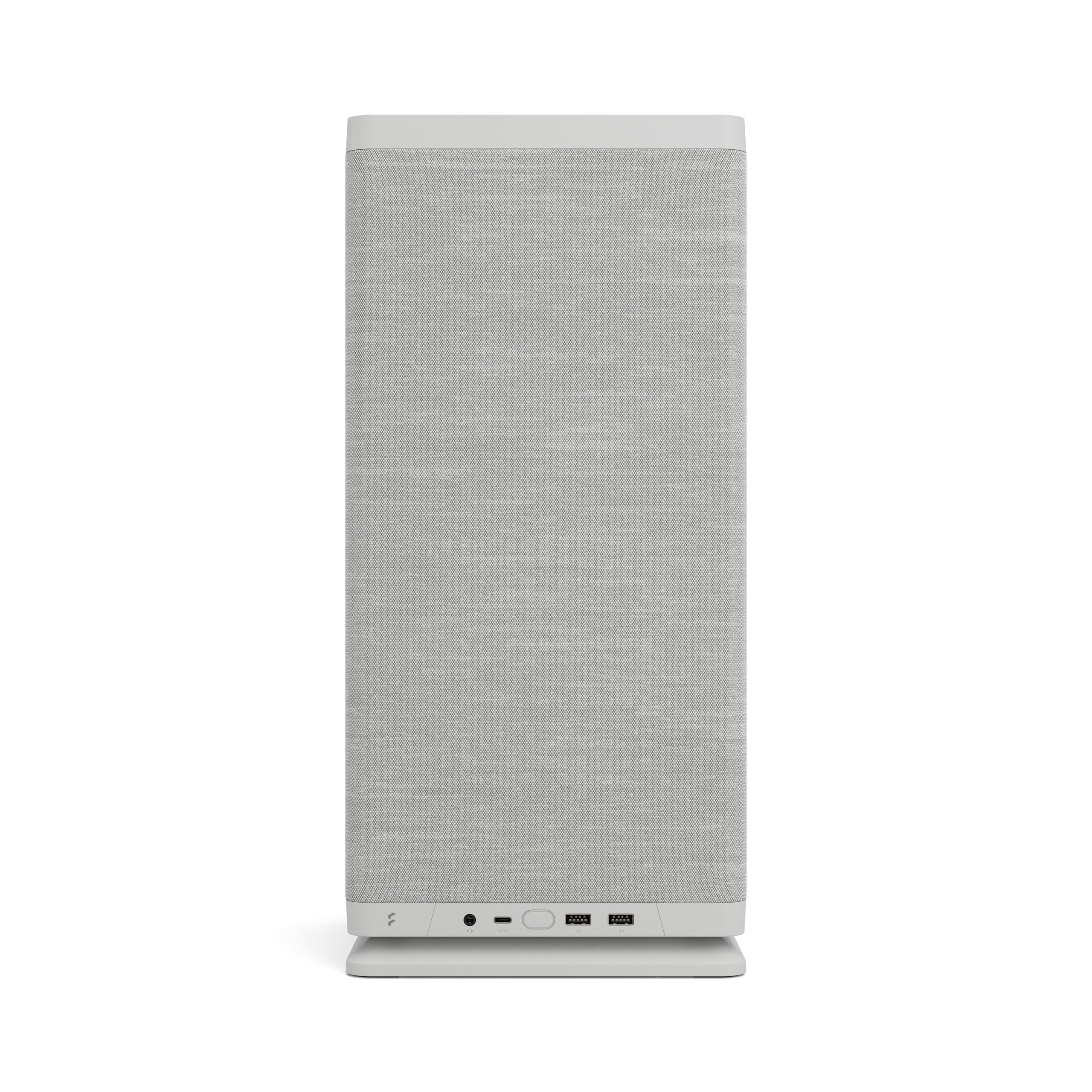 Fractal Design Mood Light Gray Mini-ITX Small Form Factor PC Case, Motherboard Supports Upto mITX, GPUs Supports up to 325 mm, Rear magnetic filter mesh, with PCIe 4.0 Riser  | FD-C-MOD1N-01 image