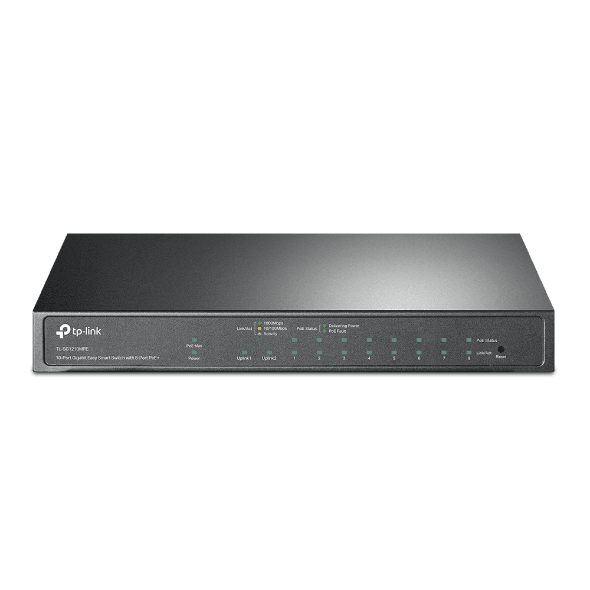 tp-link TL-SG1210MPE 10-Port Gigabit Easy Smart Switch with 8-Port PoE+ image