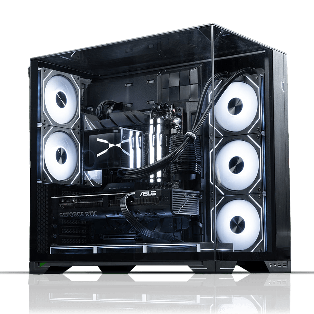 High-End Gaming & Rendering PC: Core i9-14900K, RTX 5080 16GB, 32GB DDR5, 1TB NVMe with 6.5" Curved 2K Liquid Cooler, 1000W image