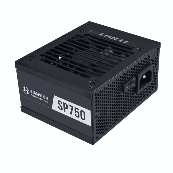 Lian li SP750 V2 Fully Modular SFX Power Supply, ATX 3.1 & PCIe 5.0 Ready, Compact 125×100×63.5 mm, 80 Plus Gold, 92mm FDB fan with ZERO RPM | G9P.SP0750G.B000.UK image