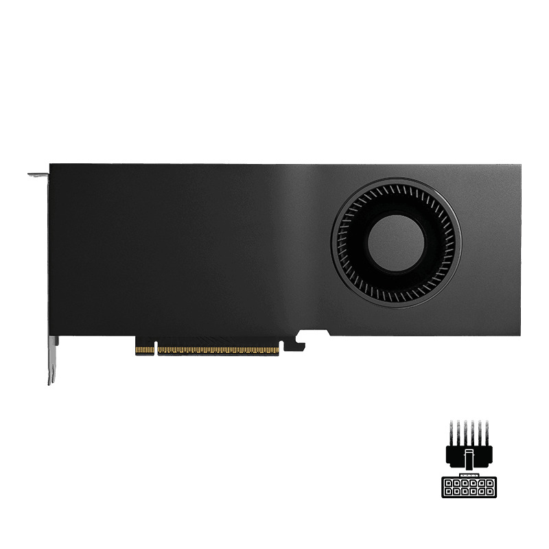 PNY NVIDIA RTX PRO 5000 Blackwell Graphics Card, 48 GB GDDR7 384-Bit Memory, 14080 CUDA Cores, 1344 GB/s Memory Bandwidth, PCI Express 5.0 x16, Black | VCNRTXPRO5000-EDU image