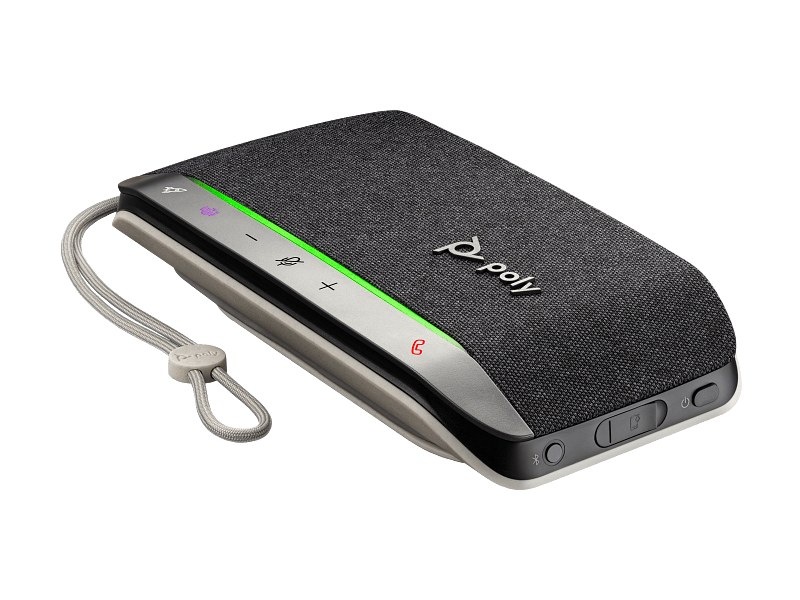 Poly Sync 20 Microsoft Teams Certified USB-A Speakerphone, Paired Up to 8 devices, Up to 20 hours (talk time), Compatible with PCs via USB Type-A cable and smartphones via Bluetooth | 772C8AA image