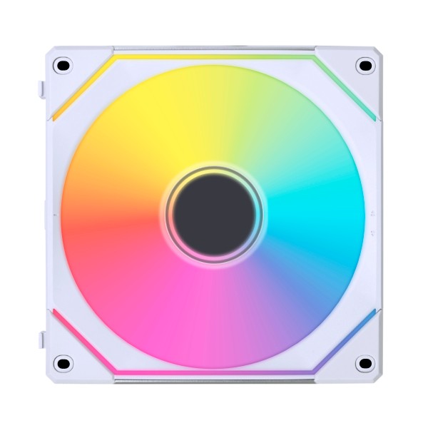 LIAN LI LIAN LI SL-INF 120 White Single Case Fan, 1 ?? 4-PIN PWM + 3-PIN ARGB, Fluid Dynamic Bearing (FDB) | UF-SLIN120-1W WHITE - product view 1 of 3