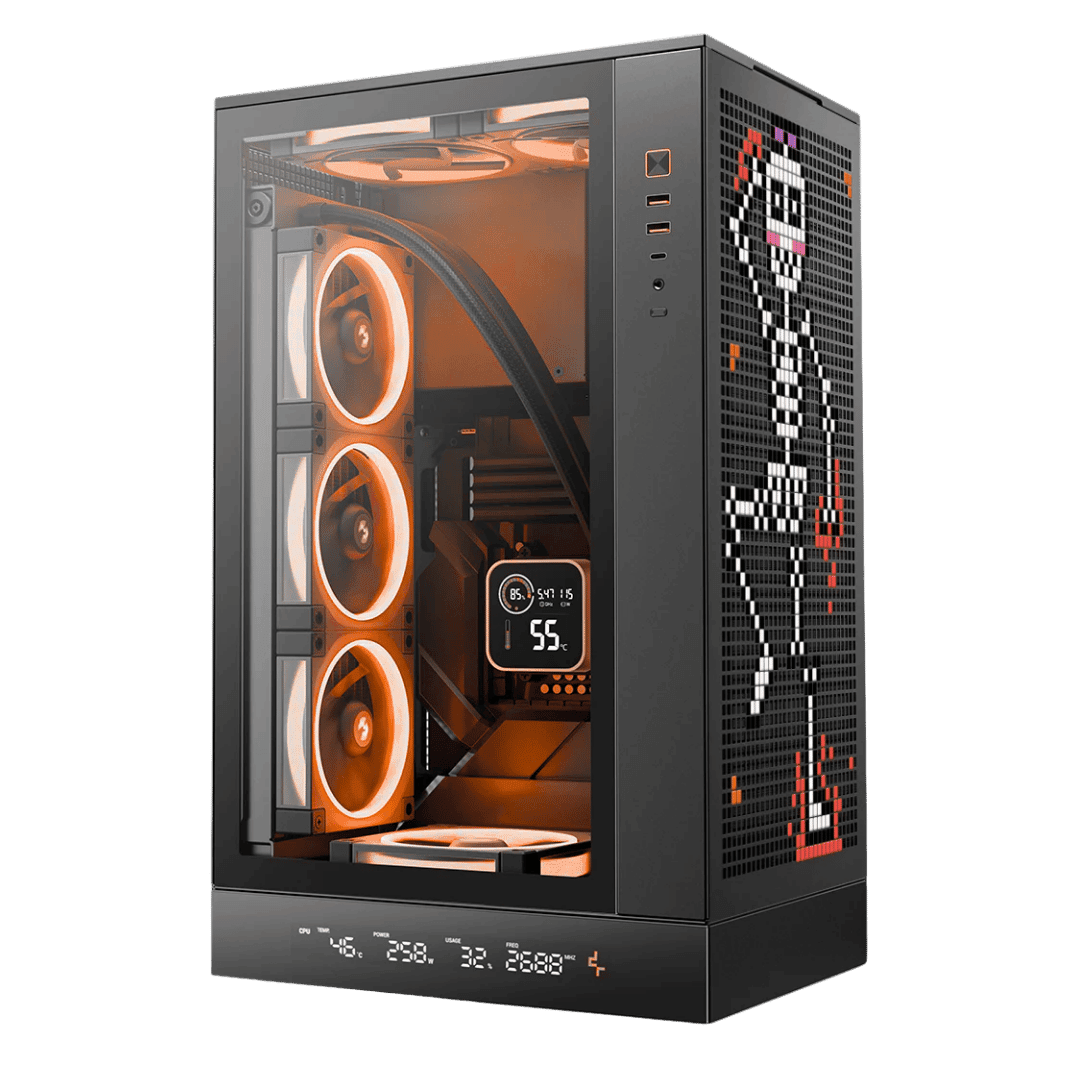 High-Performance Gaming PC: AMD Ryzen 5 7600X + MSI VANGUARD RTX 5060 Ti 16GB GDDR7, 32GB DDR5 6000MHz RGB, 1TB PCIe 4.0 NVMe SSD, 360mm LCD AIO, 750W Bronze PSU, WiFi 6E, DeepCool CH270 mATX image